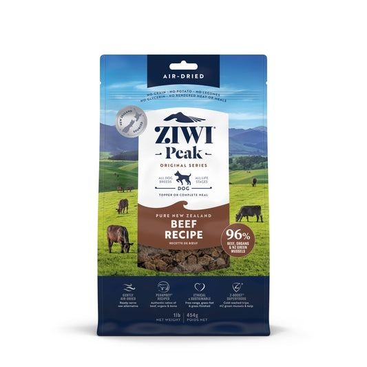 ZIWI Peak Air-Dried Beef Recipe Dog Food 454-g bag