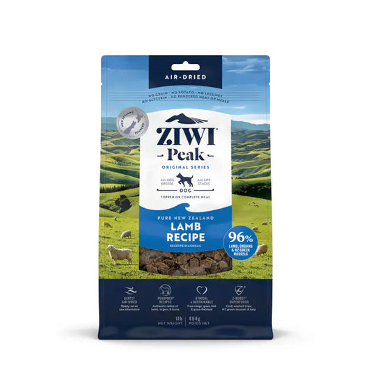 ZIWI Peak Air-Dried Lamb Recipe Dog Food 454-g bag